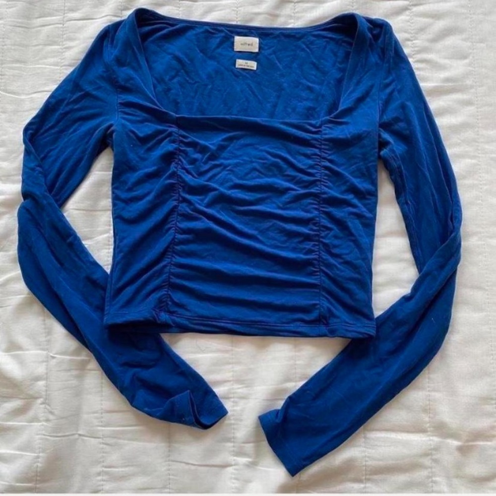 Wilfred Blue Long Sleeve Top